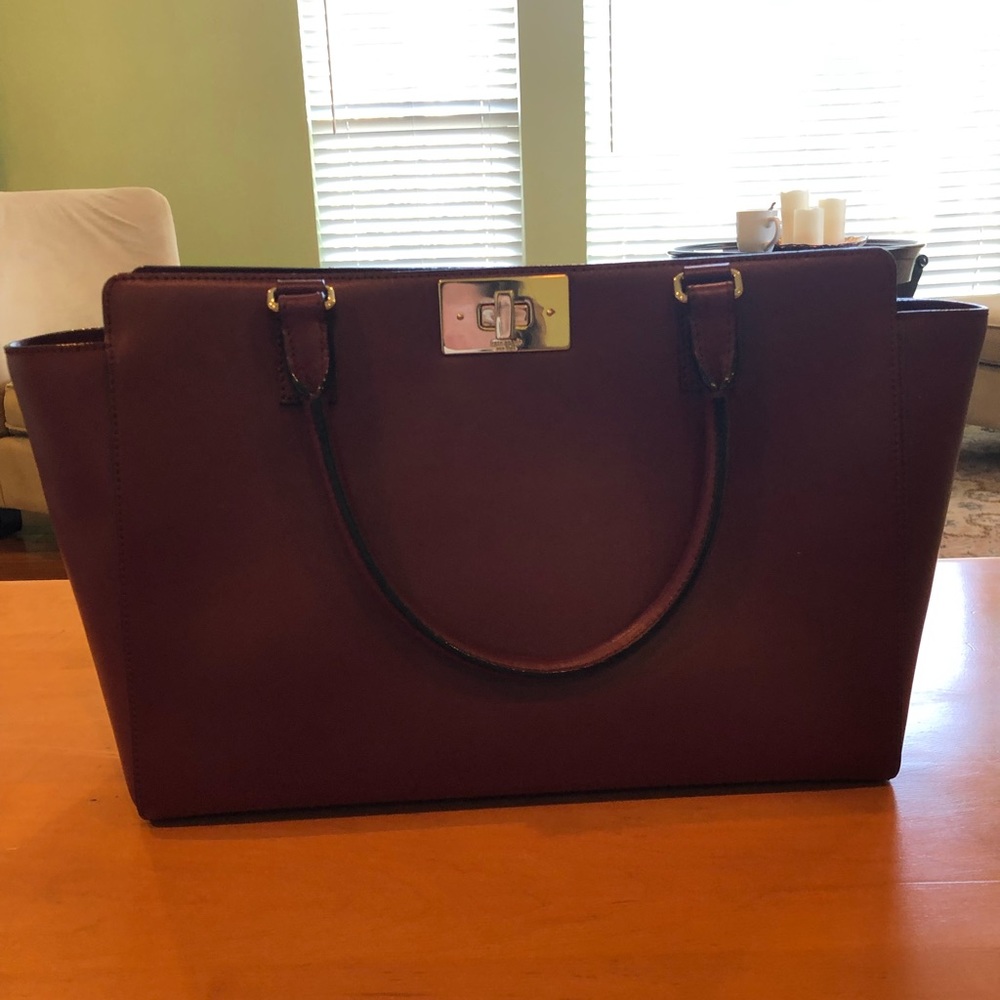Maroon Kate Spade Purse